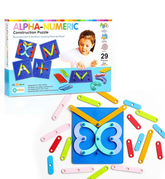 ALPHA-NUMERIC Construction Puzzle