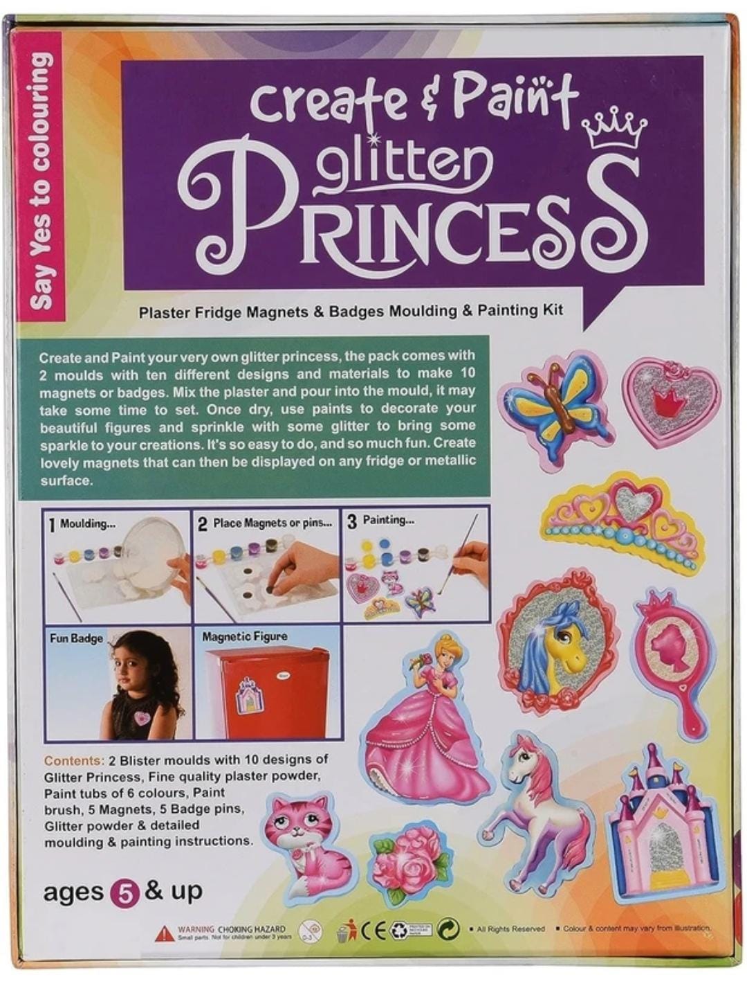 Create & Paint Glitter Princess