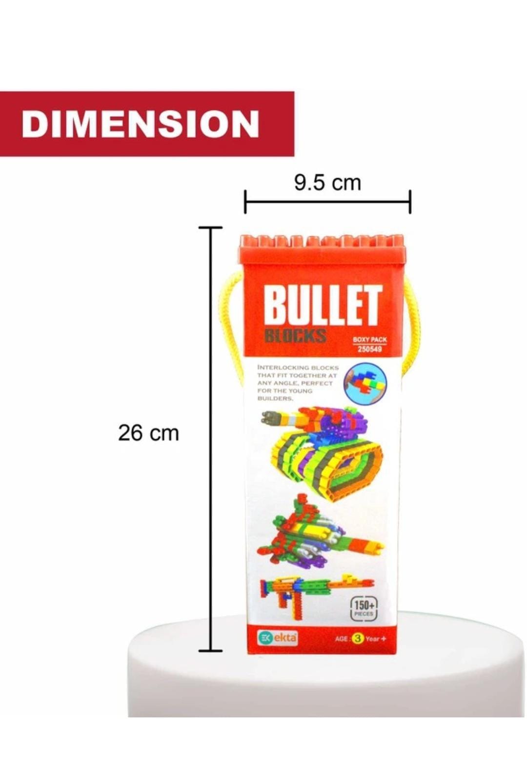 Bullet Block Boxy Pack