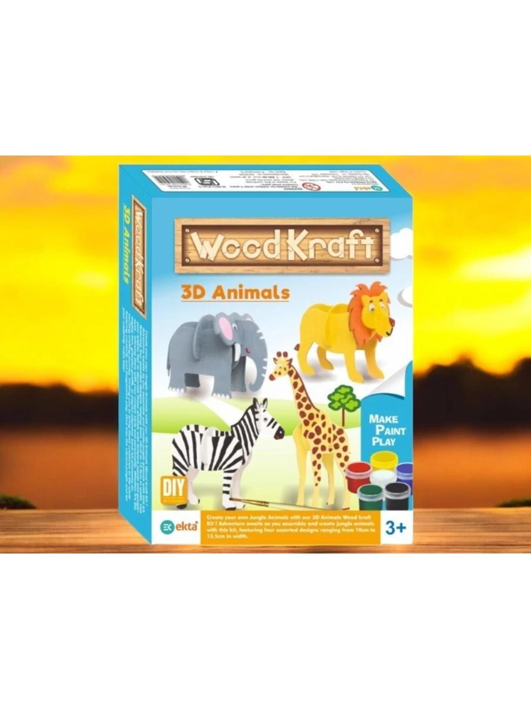 WOOD CRAFT 3D ANIMALS