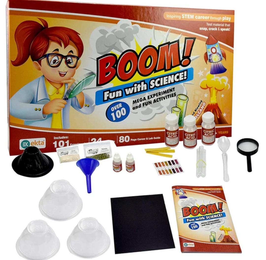 Boom Fun with Science : 1000 Mega experiment
