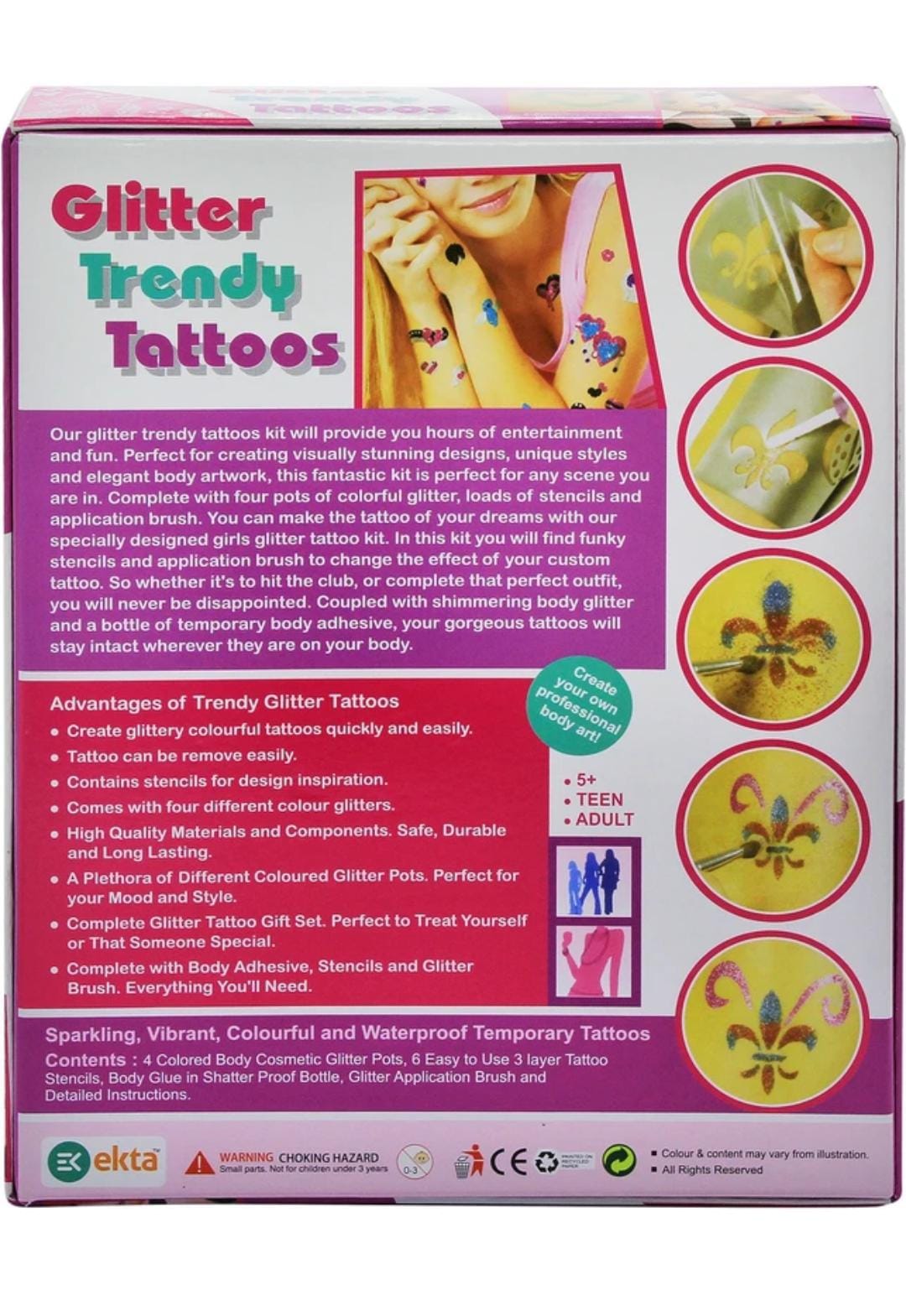 Glitter Trendy Tattos