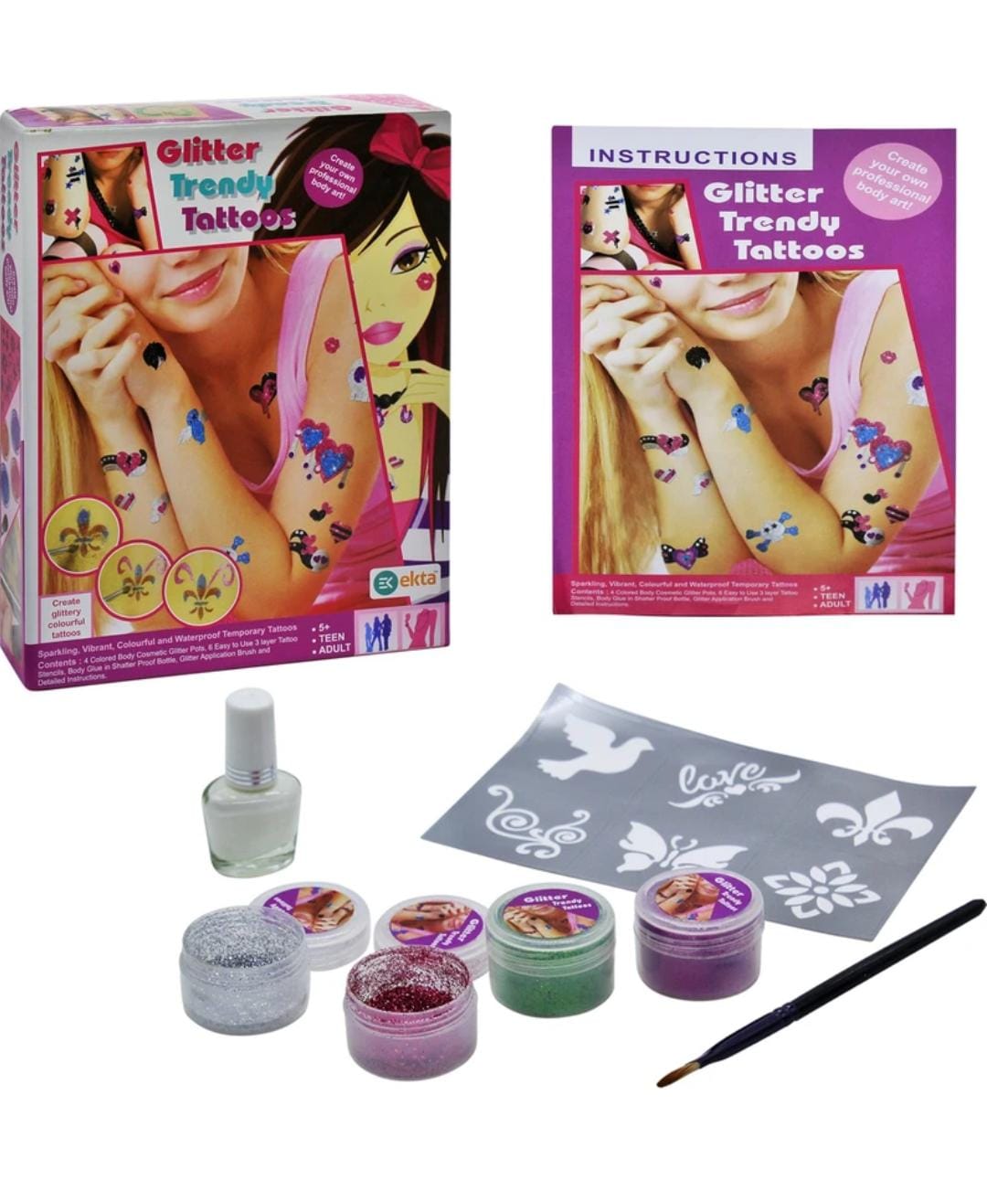 Glitter Trendy Tattos
