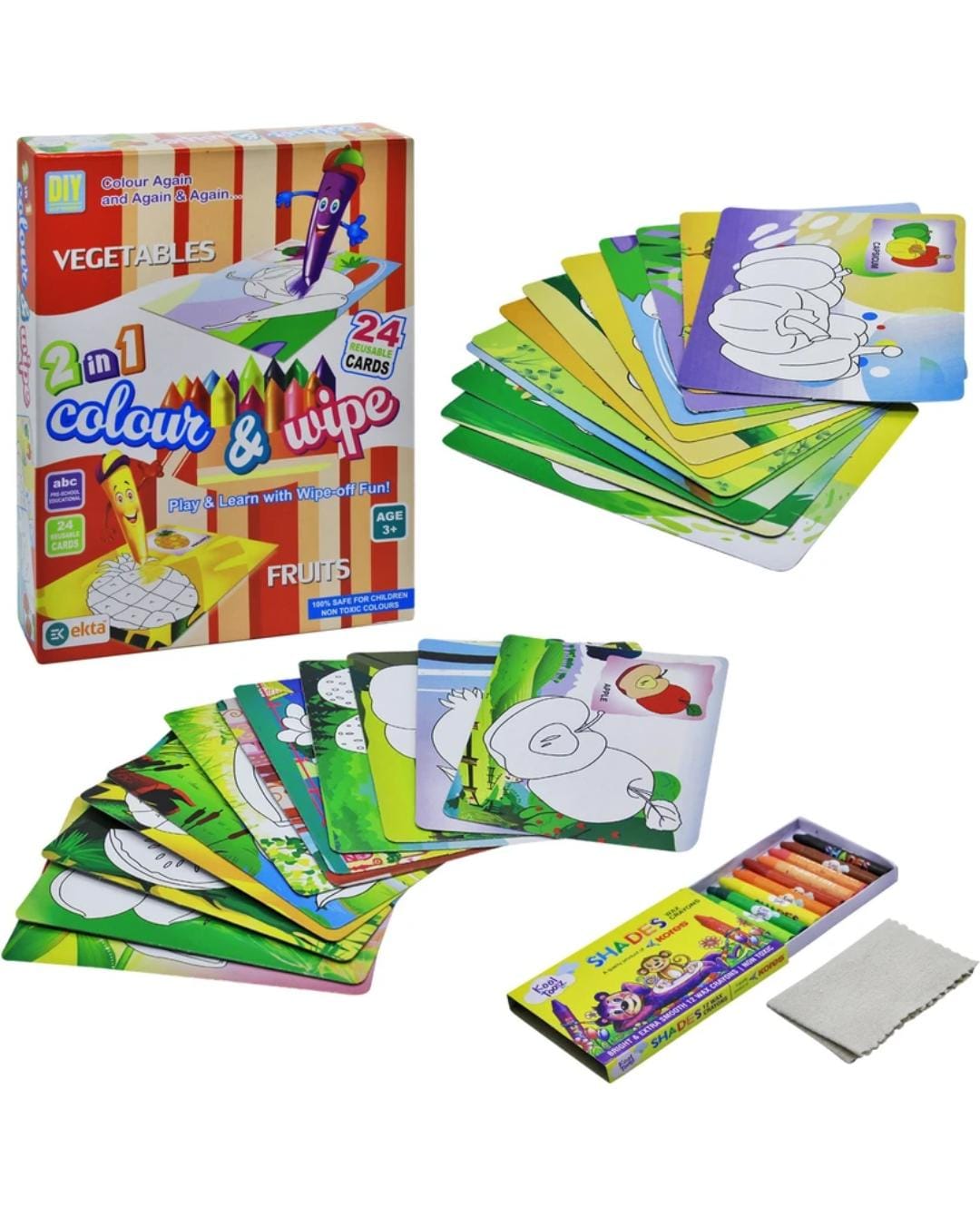 Colour & wipe