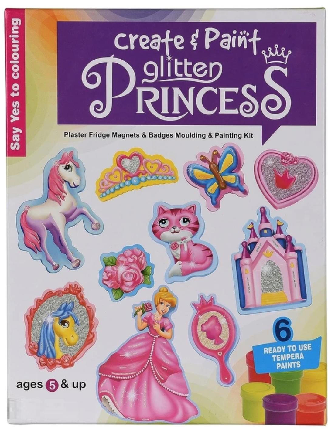 Create & Paint Glitter Princess