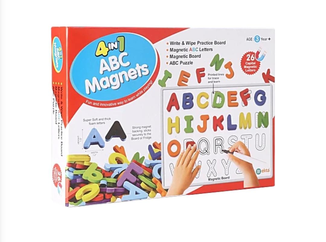4 in 1 ABC Magnets