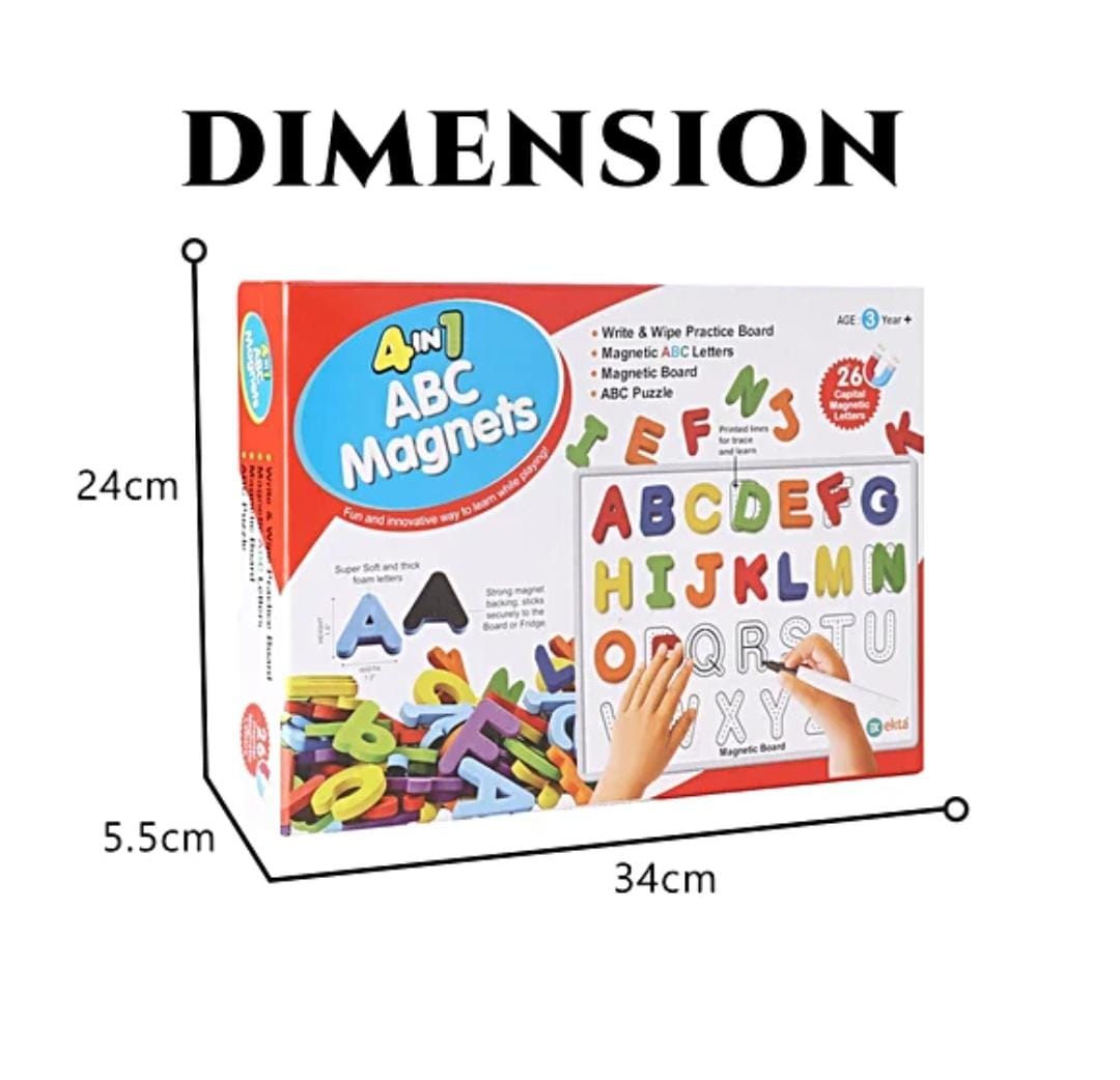 4 in 1 ABC Magnets