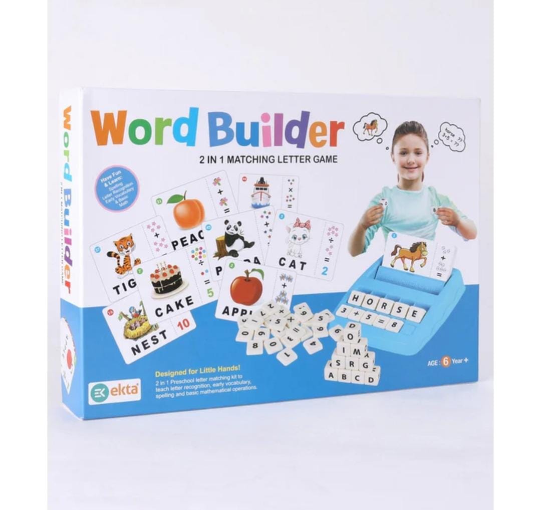 Word Builder 2 in 1 Matching Letter Game